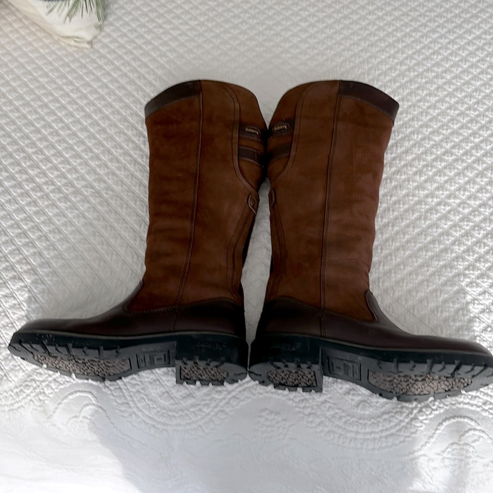 Genuine, like new, Dubarry knee high leather boots.
